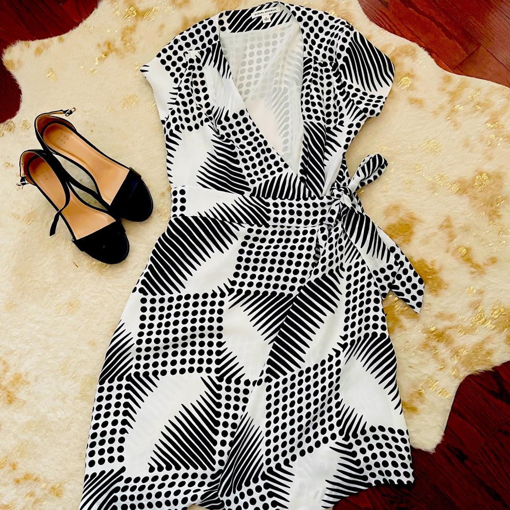 Faux Wrap Dress